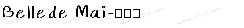 Bellede Mai字体转换